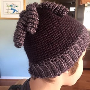 Crocheted hat